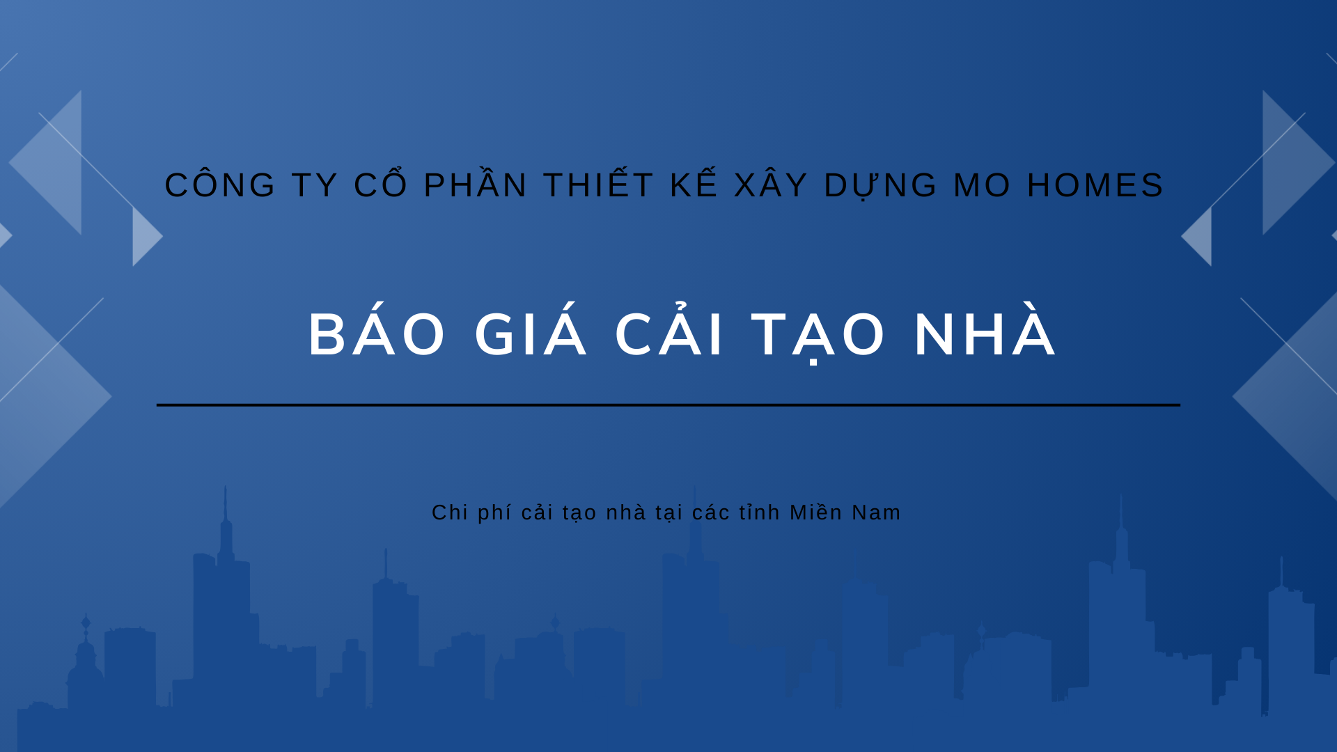 Báo giá cải tạo nhà
