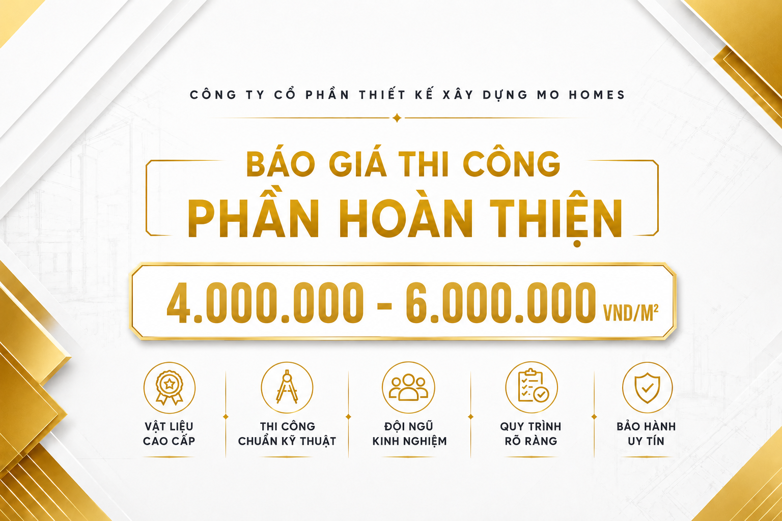 Báo giá hoàn thiện