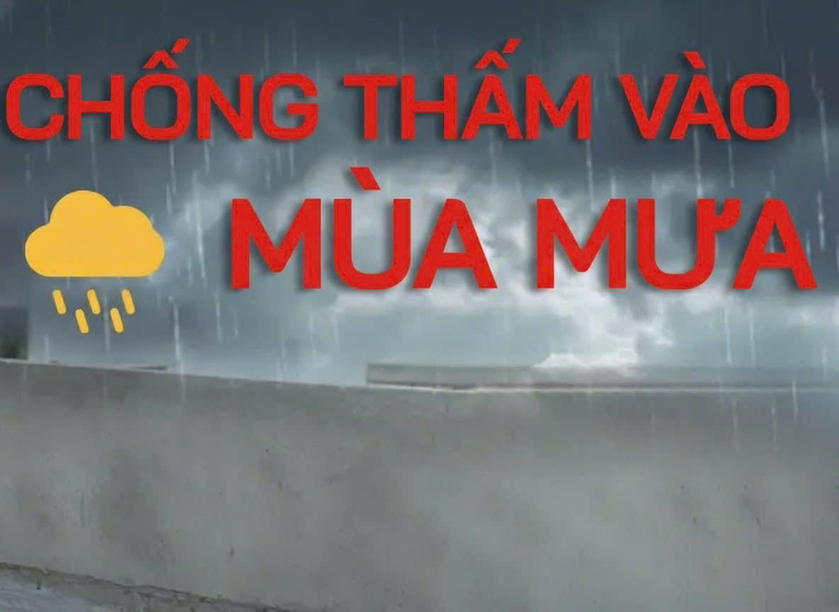 Biện pháp chống thấm nhà vào mùa mưa