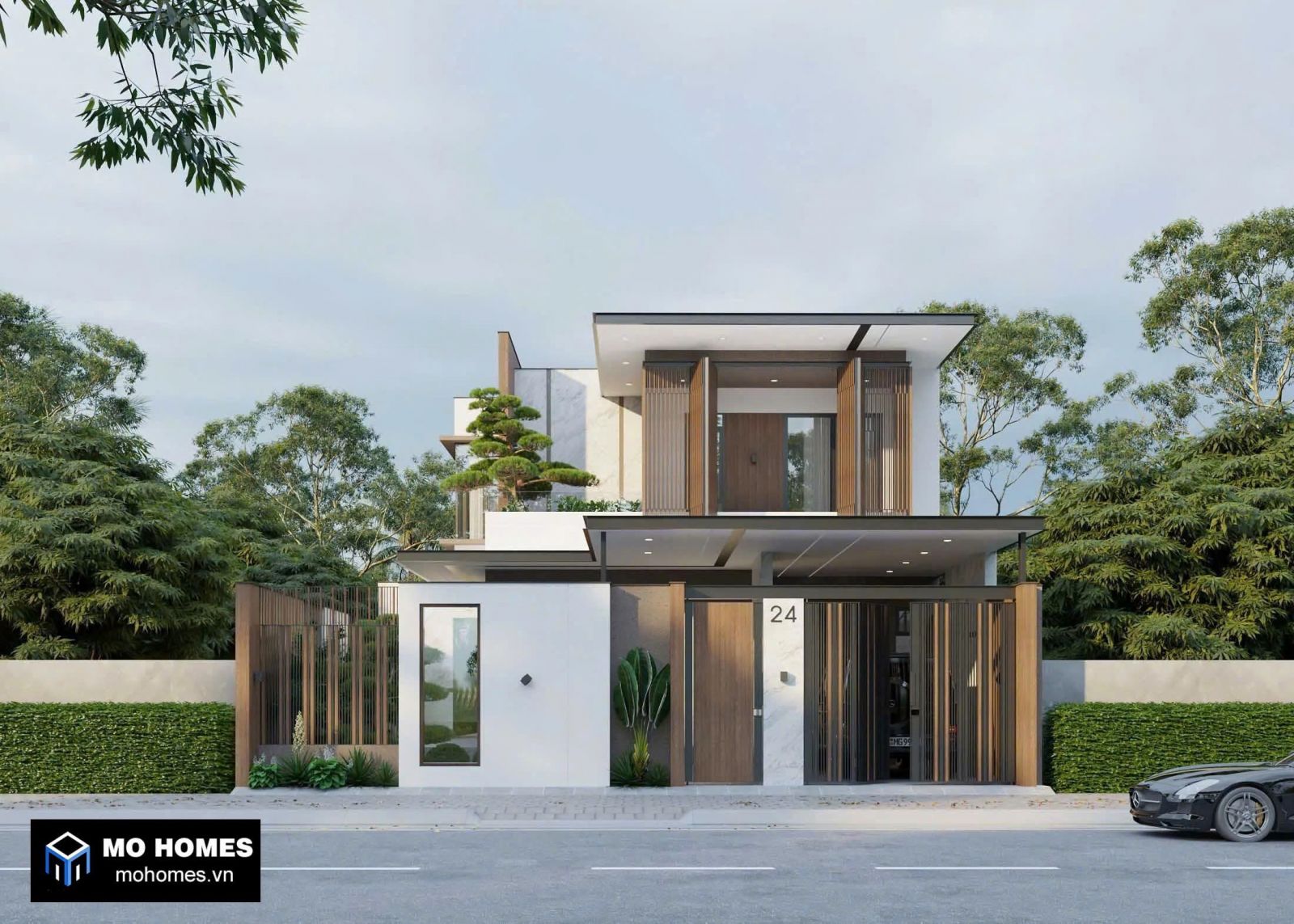 Biệt Thự 2 Tầng Hiện Đại 12x25m