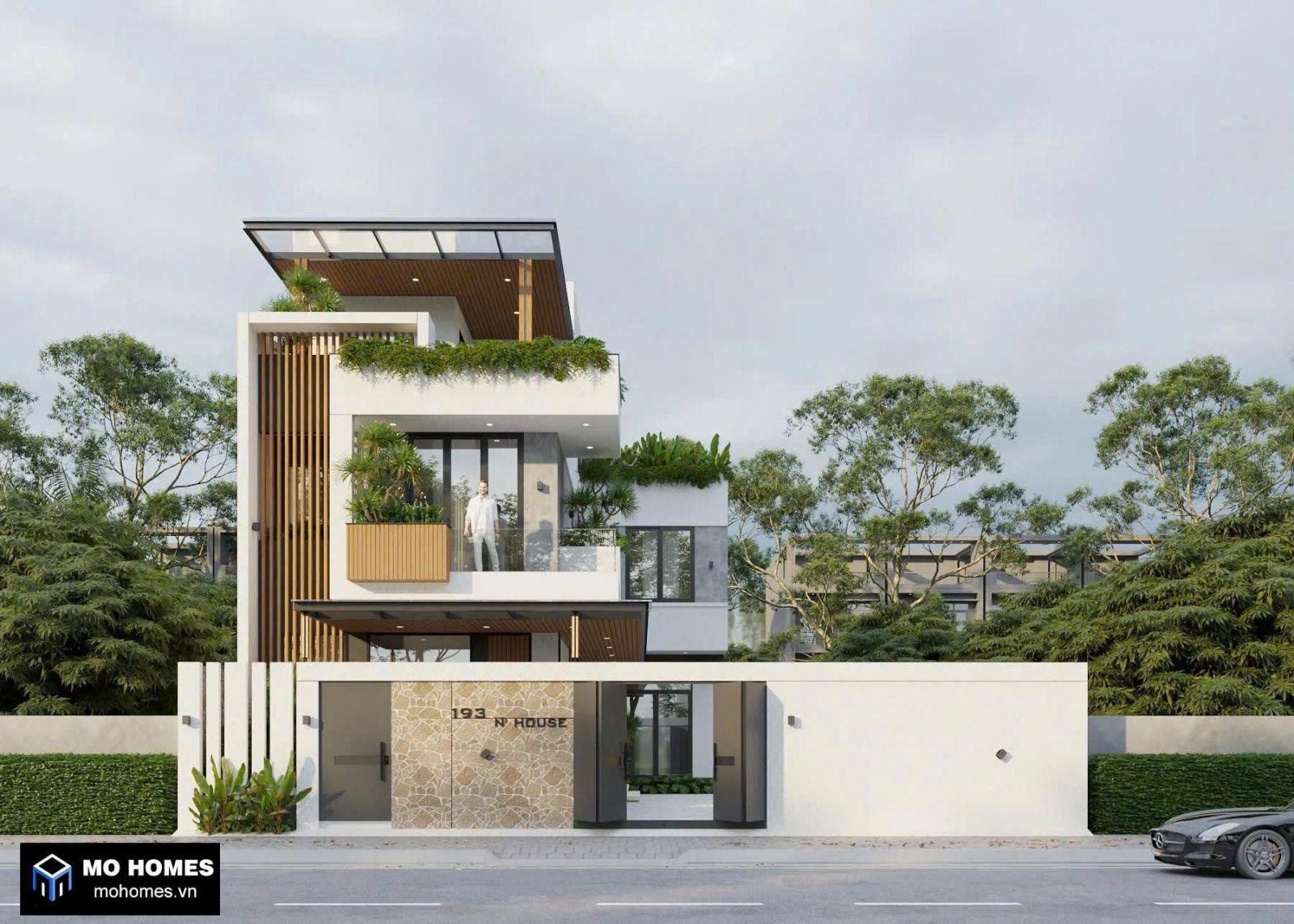 Biệt Thự 3 Tầng Hiện Đại 10x19m