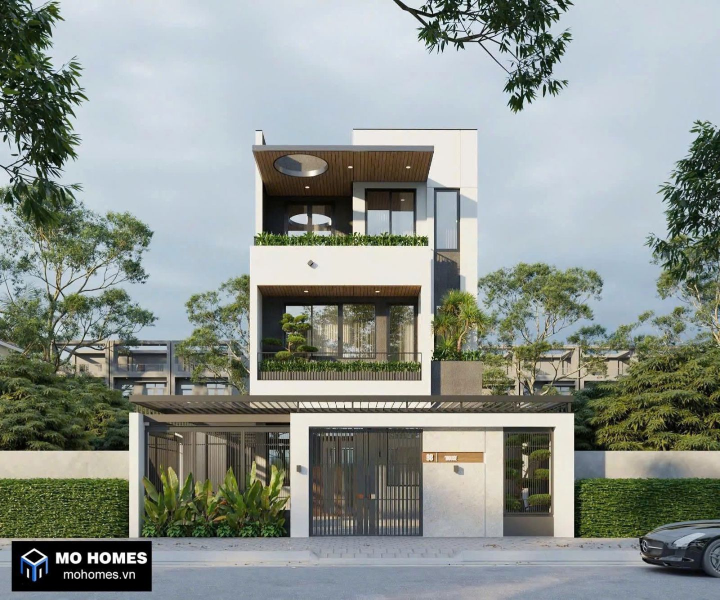 Biệt Thự 3 Tầng Hiện Đại 10x20m