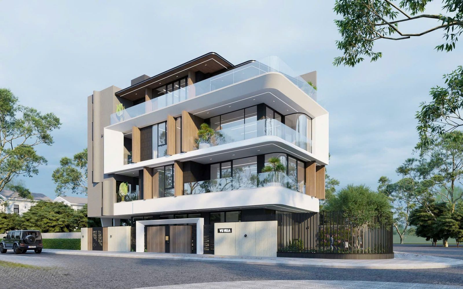 Mẫu Nhà 3 Tầng Kết Hợp Kinh Doanh