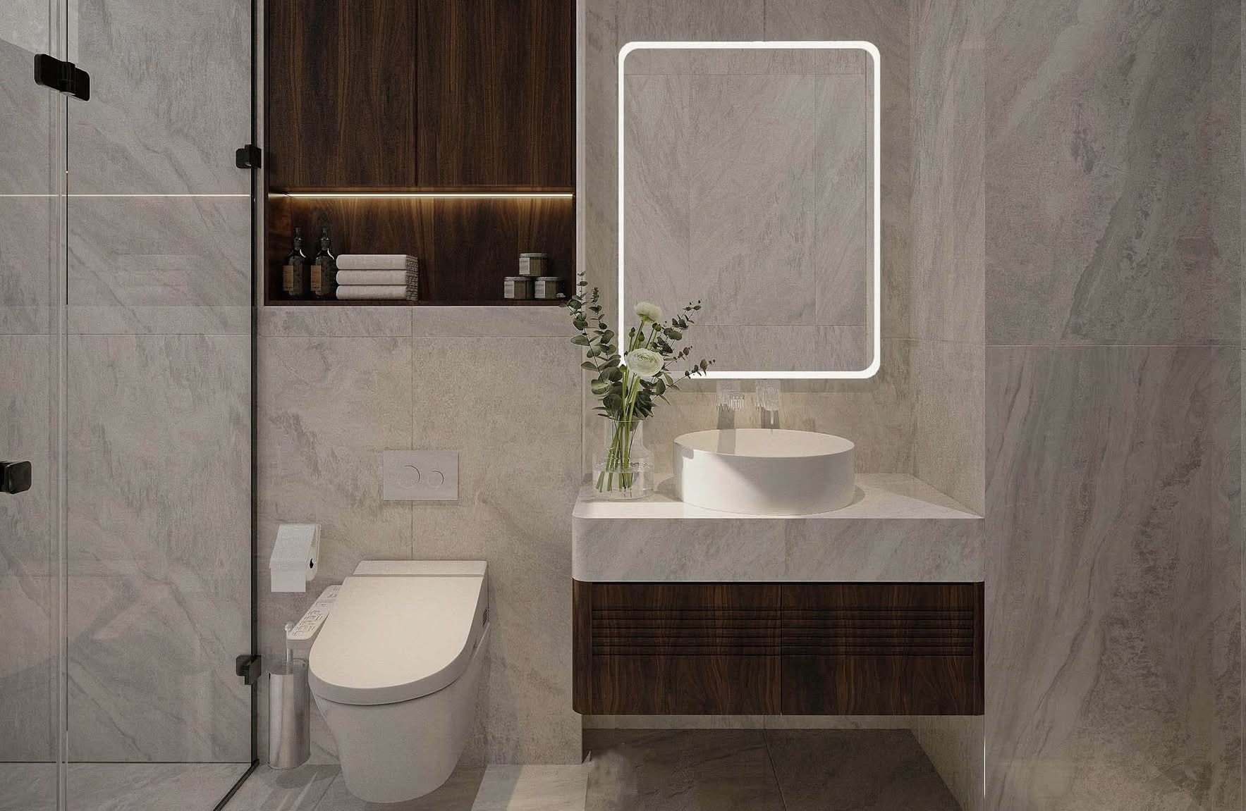 Mẫu thiết kế wc