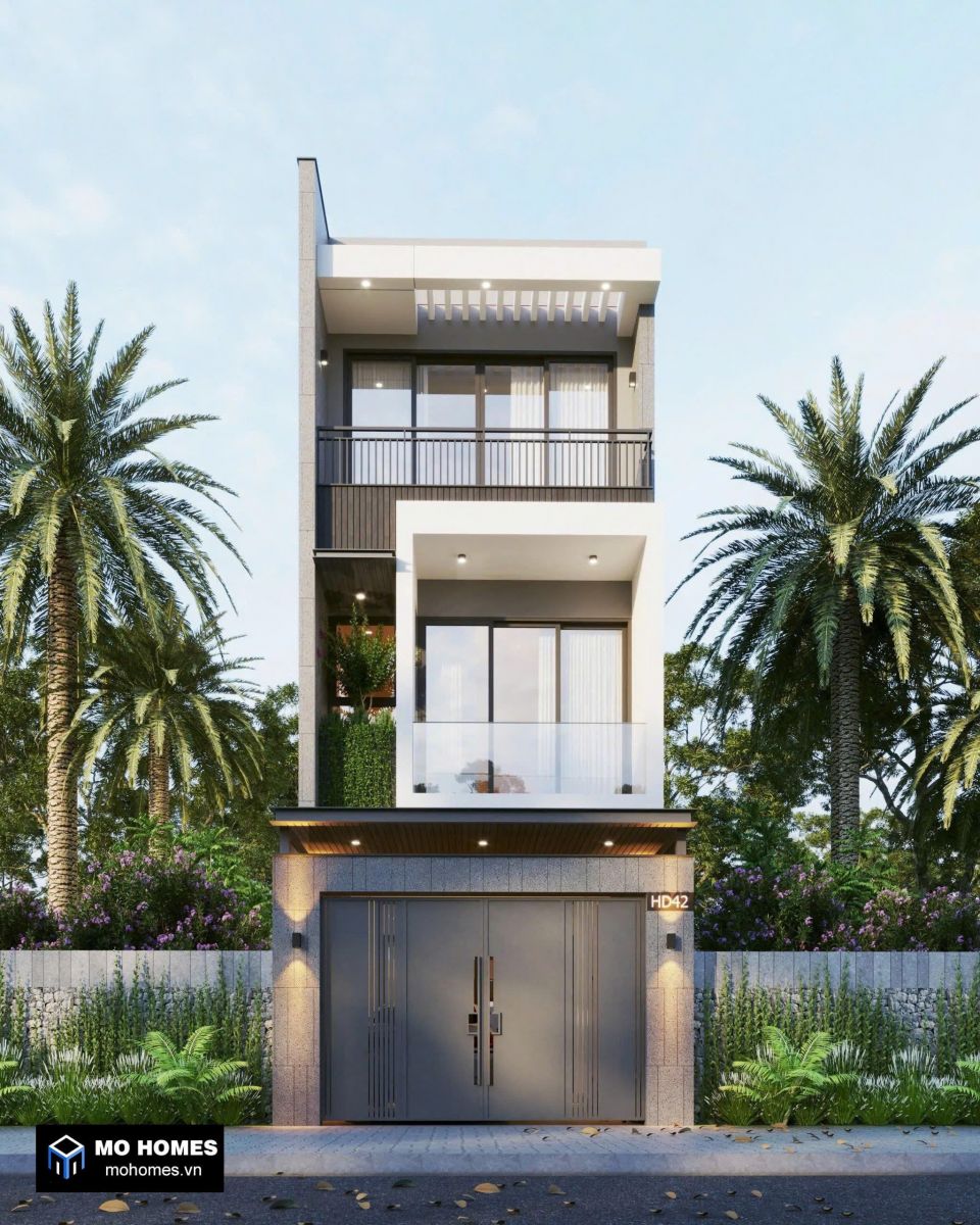 Nhà Phố 3 Tầng Hiện Đại 4x20m