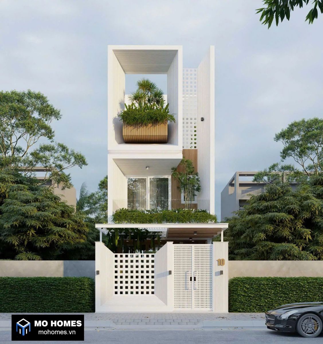 Nhà Phố 3 Tầng Hiện Đại 4x22m