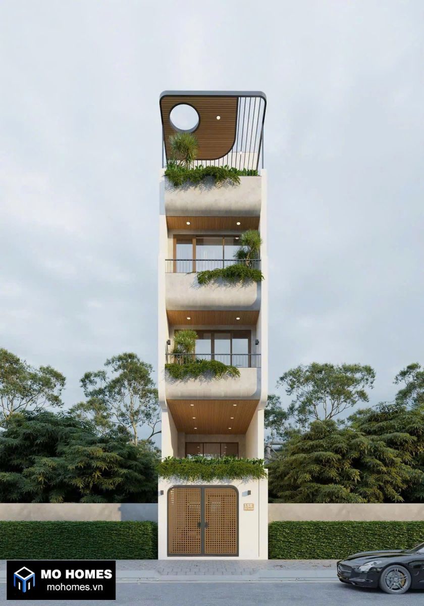 Nhà Phố 5 Tầng Hiện Đại 4x18m