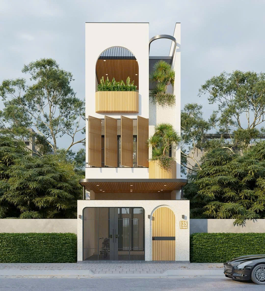 Thiết kế nhà 5x27m