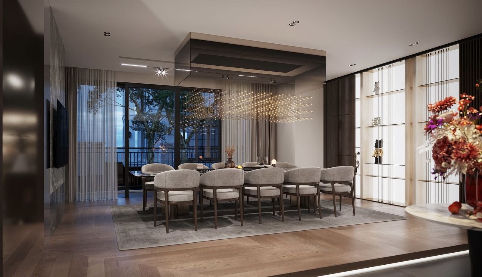 Thiết Kế Nội Thất Tân Cổ Điển Vinhomes Green Paradise Cần Giờ