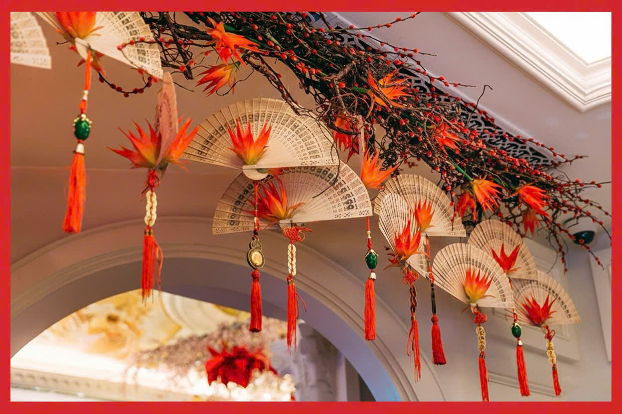 Trang trí cổng nhà ngày tết đẹp 